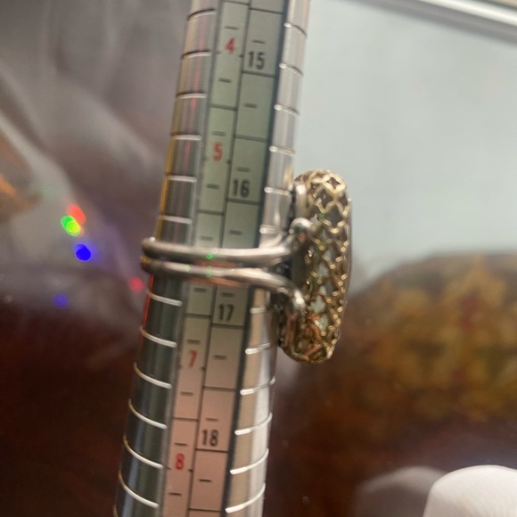 Silver 925 ring custom made lucky clover 4 leaves style .size 6 - Picture 6 of 10